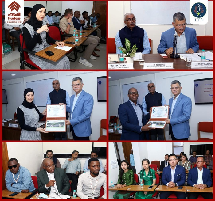 HUDCO: ITEC training programme on sustainable cities concluded